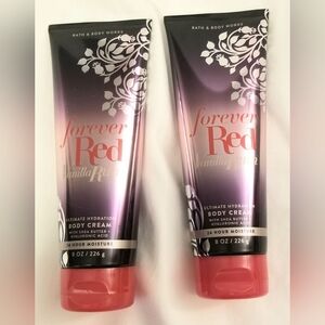 Bath & Body Works Forever Red Vanilla Rum Body Cream  X 2 - Brand New!!